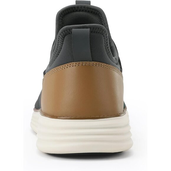 ⚡VILOCY Men's Army Green Fashion Dress Oxfords Business Mesh Breathable Sneakers - Picture 3 of 9